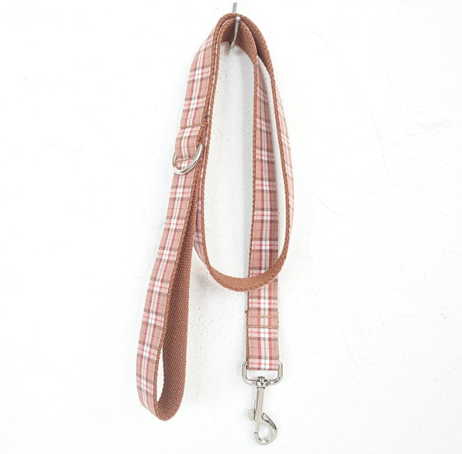 Bowtie dog leash set