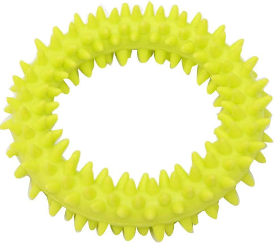 Dog Chew Toy Spiky Circle Ring Dog Bite - Training Chew Molar Toy Cleaning Tooth Pet Supply